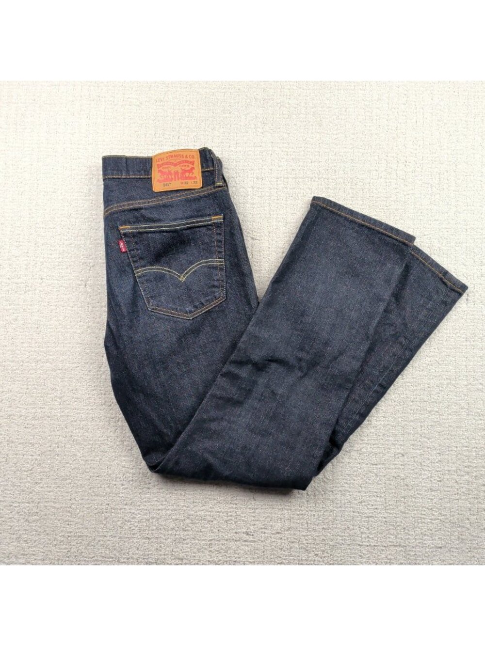 Levi's 541 Athletic Taper Jeans Mens 32x32 Blue Indigo Dark Wash Denim Pants